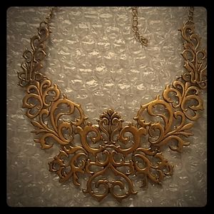 Rustic plated necklace